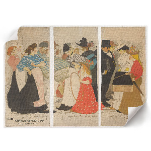 Plakat na ścianę Ludzie na ulicy