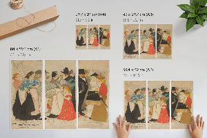 Plakat na ścianę Ludzie na ulicy