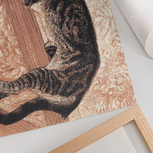 Plakat ścienny Kotka na balustradzie