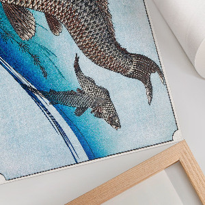 Plakat na płótnie Karpie i karasie