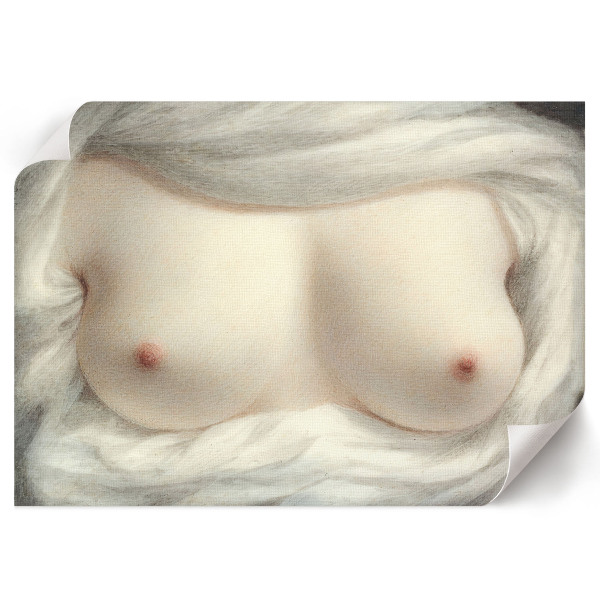 Plakat na płótnie Odsłonięte piersi