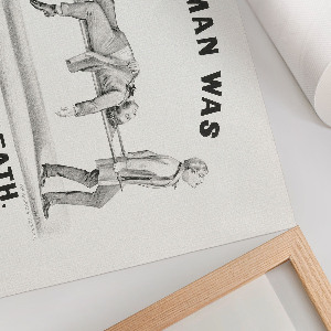 Plakat ścienny Zagadany na śmierć