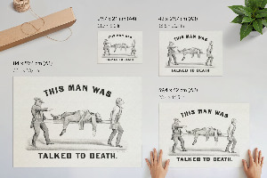 Plakat ścienny Zagadany na śmierć