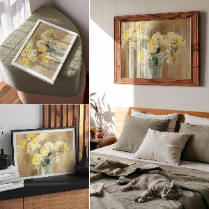 Plakat Wazon z kwiatami