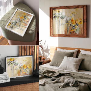 Plakat na płótnie Kwiaty pomarańczy