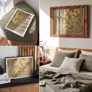 Plakat na ścianę Żółty kwiat