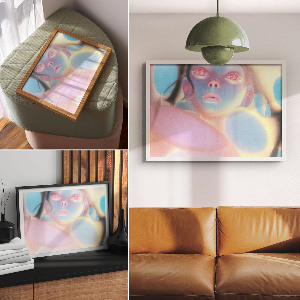 Plakat na ścianę Futurystyczna postać