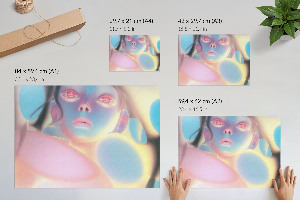 Plakat na ścianę Futurystyczna postać