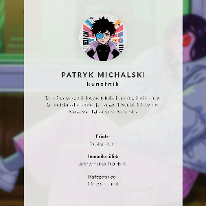 Plakat na ścianę Futurystyczna postać