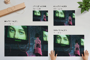 Plakat ścienny Futurystyczna technologia