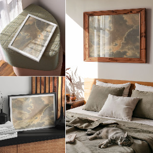 Plakat dekoracyjny Chmury na niebie