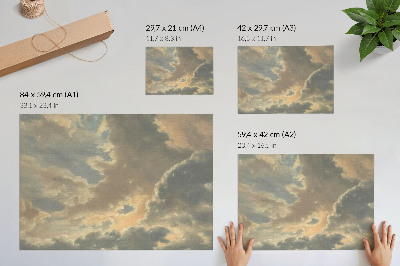 Plakat dekoracyjny „Chmury na niebie”