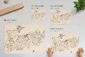 Plakat Górski strumień