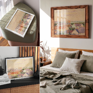 Plakat na płótnie Widok miasta