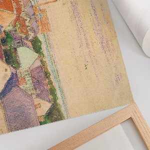 Plakat na płótnie Widok miasta