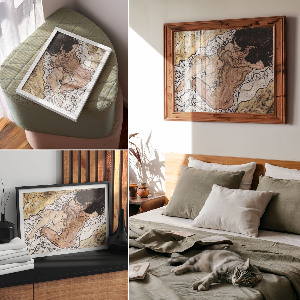 Plakat ścienny Uścisk