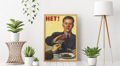 Sowiecki plakat propagandowy